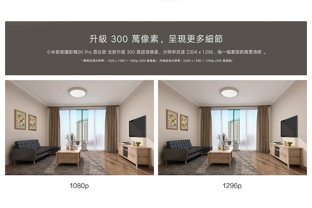 Xiaomi 小米 智能攝影機 2K Pro 雲台版
