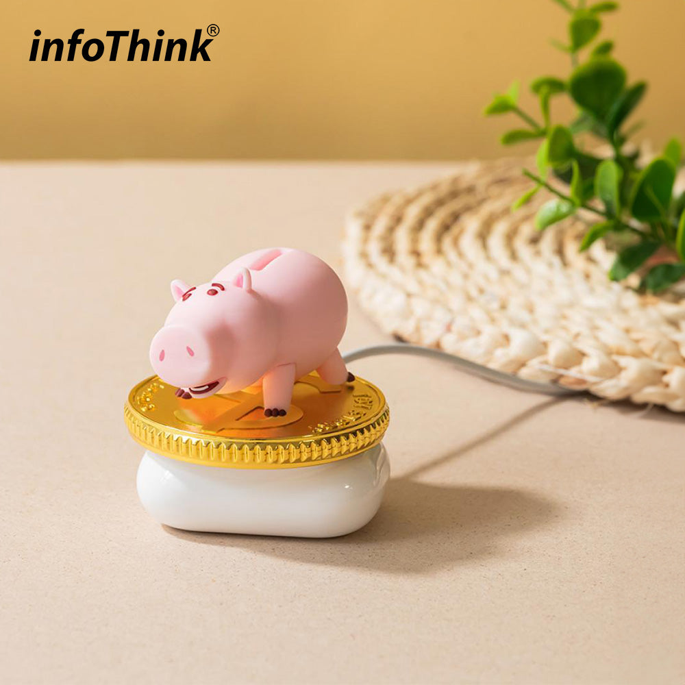 InfoThink 火腿豬系列 磁吸無線充電盤