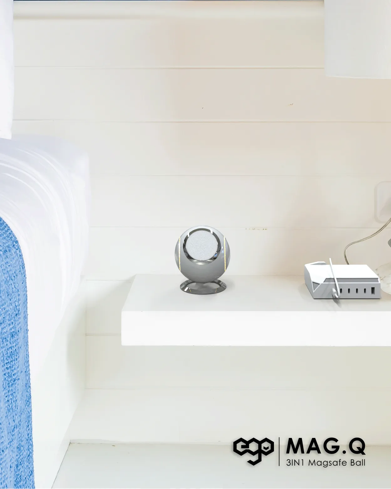 EGO Mag.Q @ 3in1 15W Magsafe 充電座