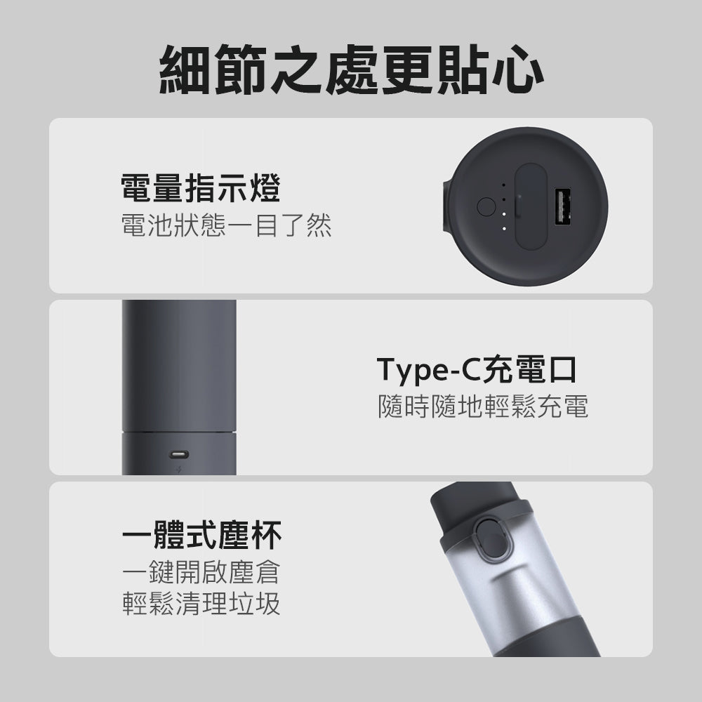 【原裝行貨 一年保養】小米有品 Lydsto 3合1 10000mAh 無線應急電源吸塵機 YM-XCYJDY02