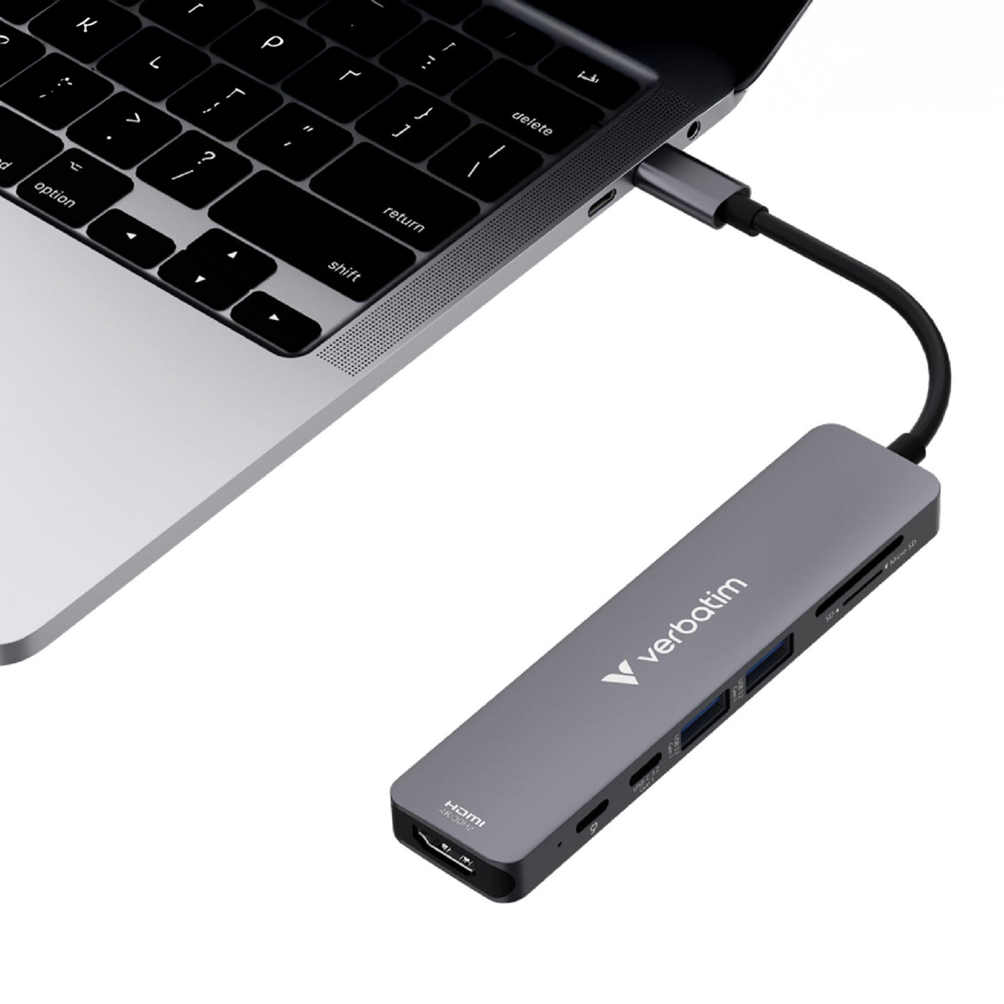Verbatim Essentials USB-C 7 端口擴展器 32158