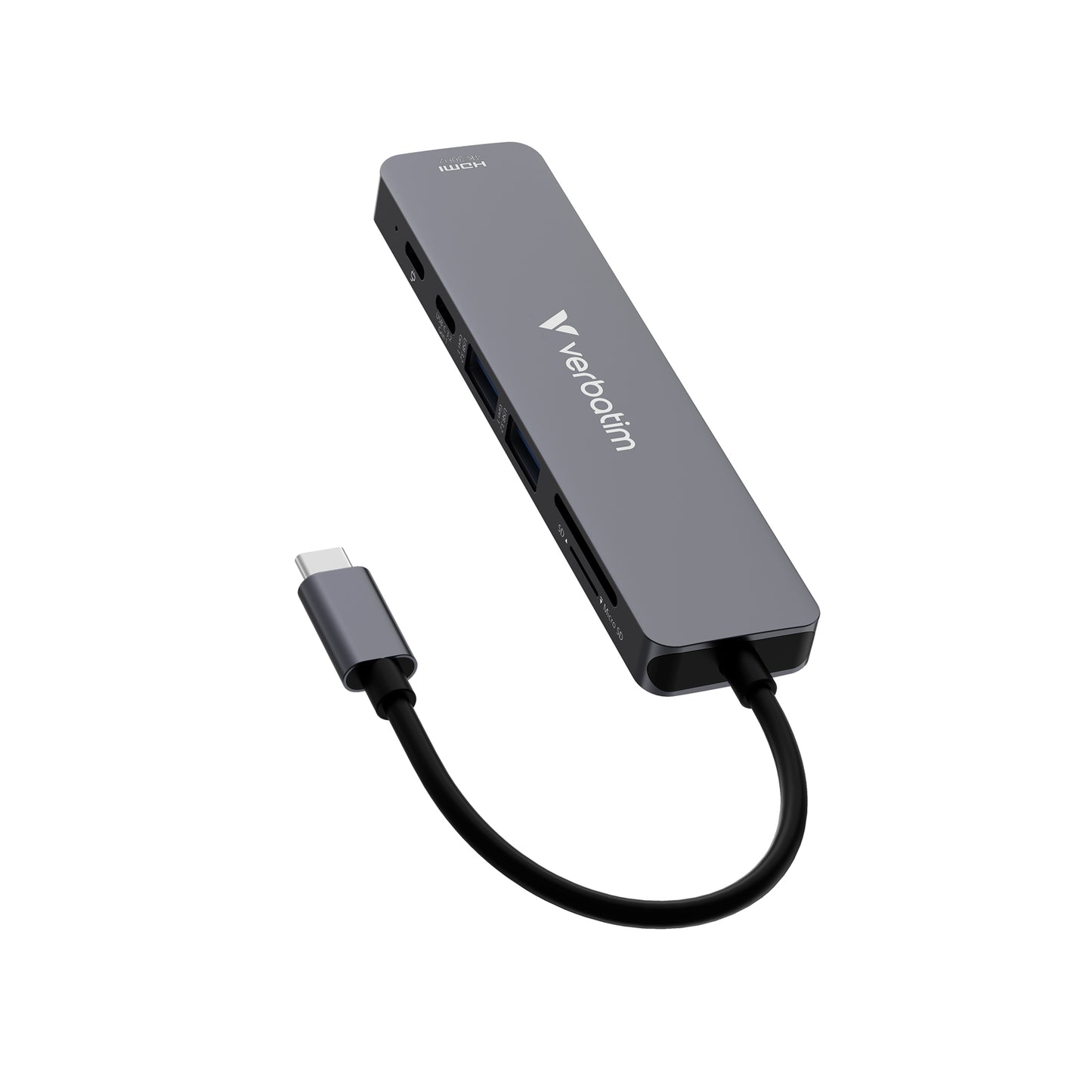 Verbatim Essentials USB-C 7 端口擴展器 32158