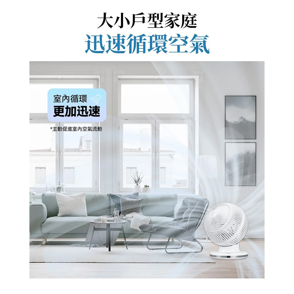 Yohome 家の逸 4D全方位淨化直流循環扇 HTS-F191