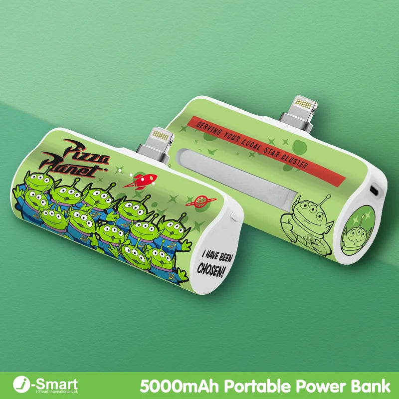 【接受預訂】i-Smart 5000mAh 迪士尼 便攜直插流動充電器