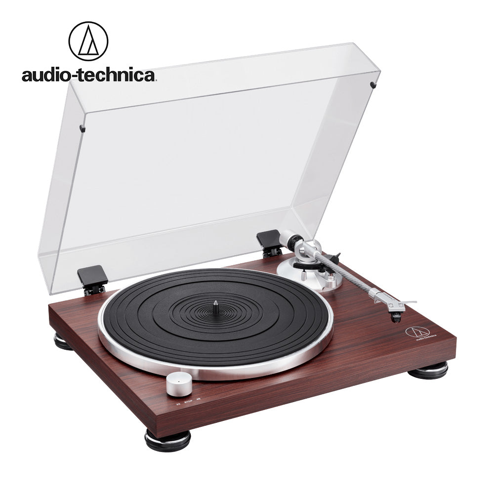 Audio-Technica 鐵三角 AT-LPW50BT RW 無線皮帶驅動式黑膠唱盤 – Mixer Audio