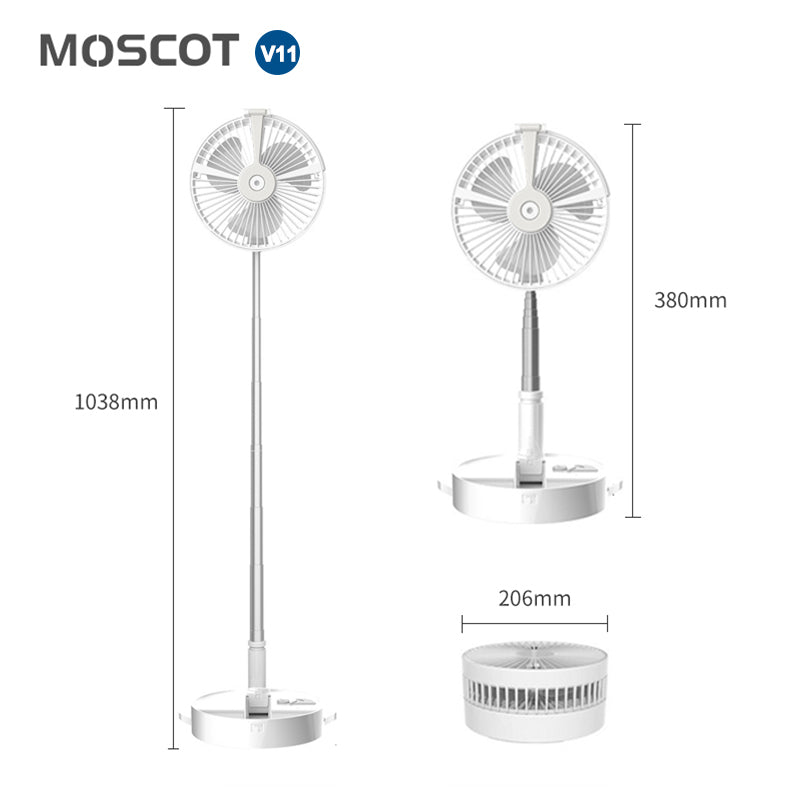 MOSCOT V11 CoolNstand 摺疊加濕風扇