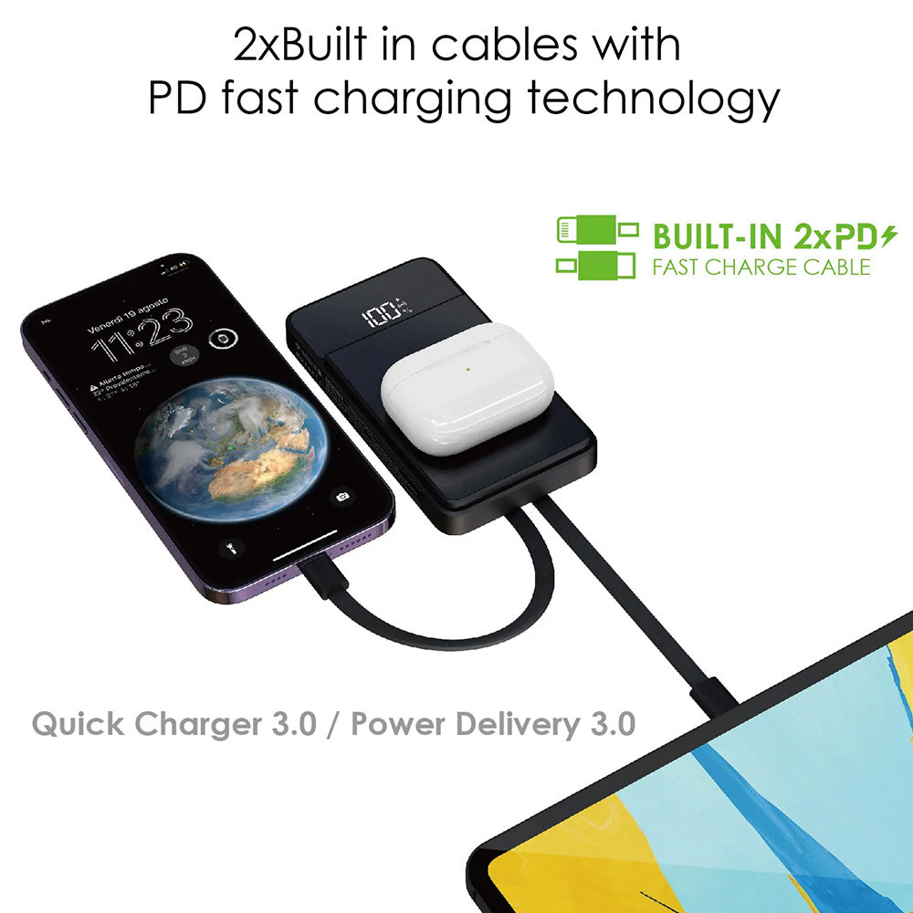 EGO AllyDelivery 2 @Magsafe 12000mAh 內置線行動電源
