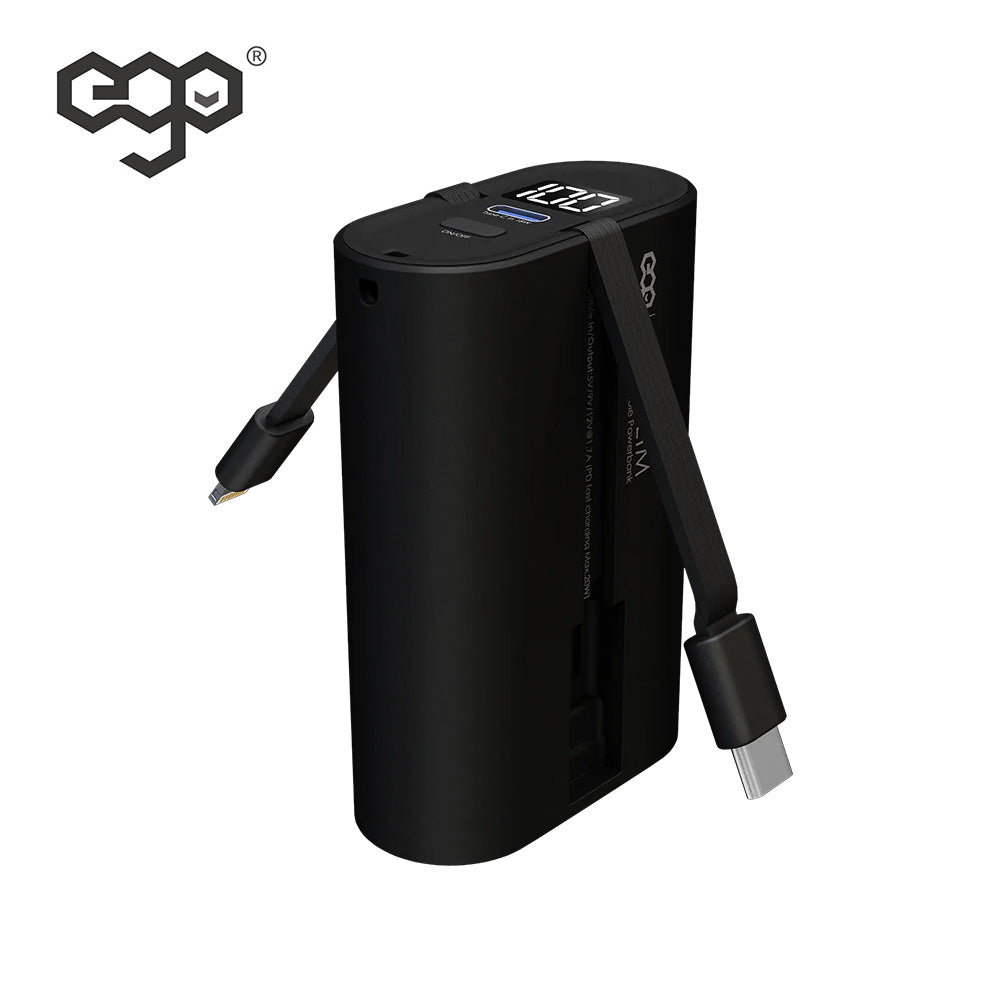EGO AllySlim 12000mAh 內置快充線 移動電源