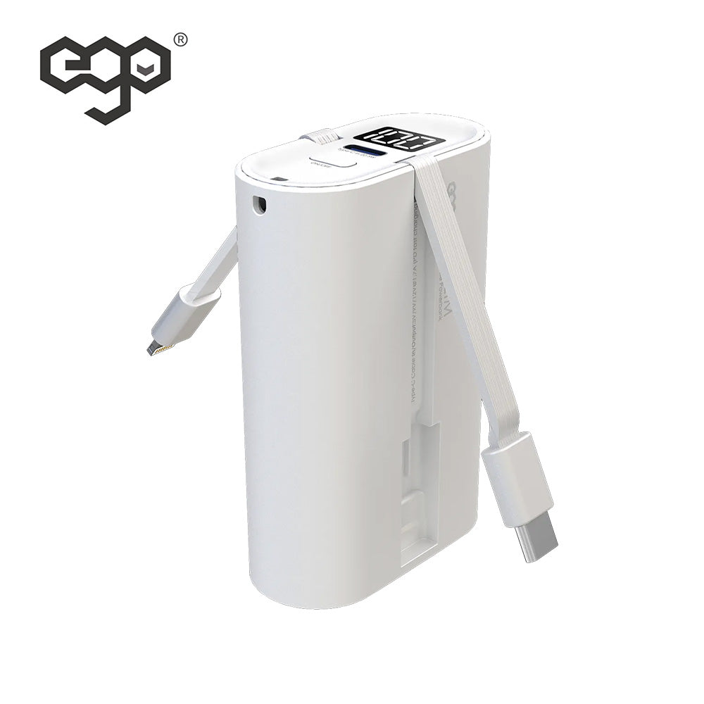 EGO AllySlim 12000mAh 內置快充線 移動電源