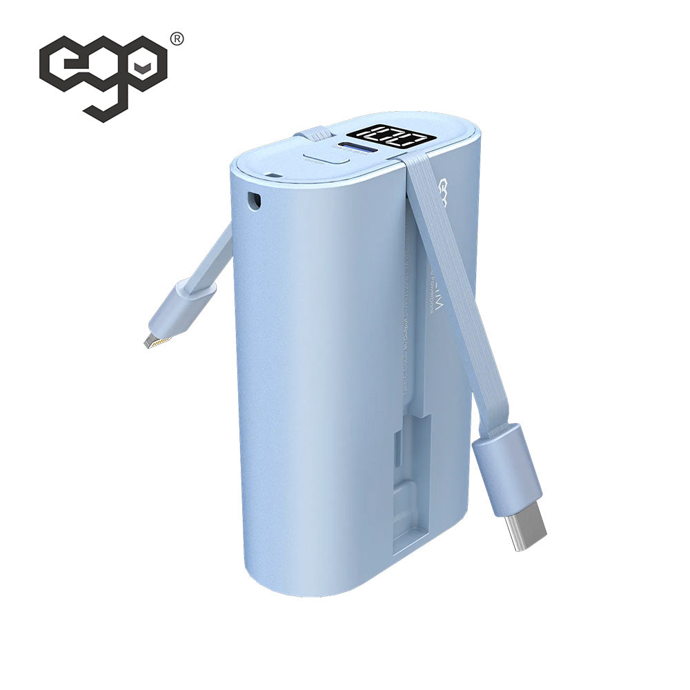 EGO AllySlim 12000mAh 內置快充線 移動電源