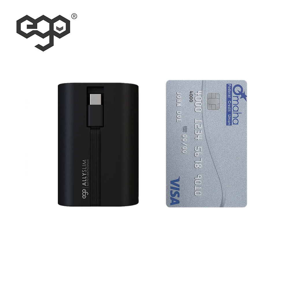 EGO AllySlim 12000mAh 內置快充線 移動電源