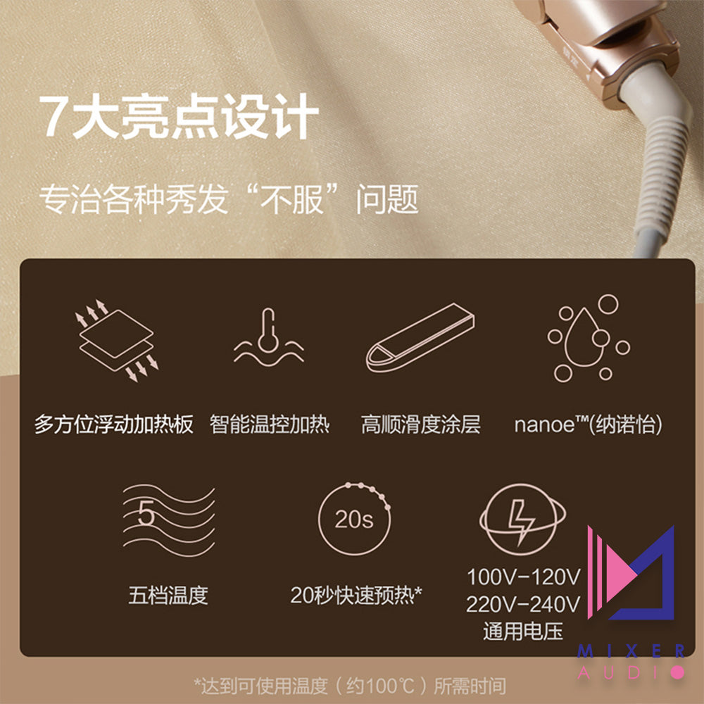 Panasonic 樂聲 nanoe™ 納諾怡™ 納米離子直髮器 EH-MHS0E(平行進口 原裝正貨)