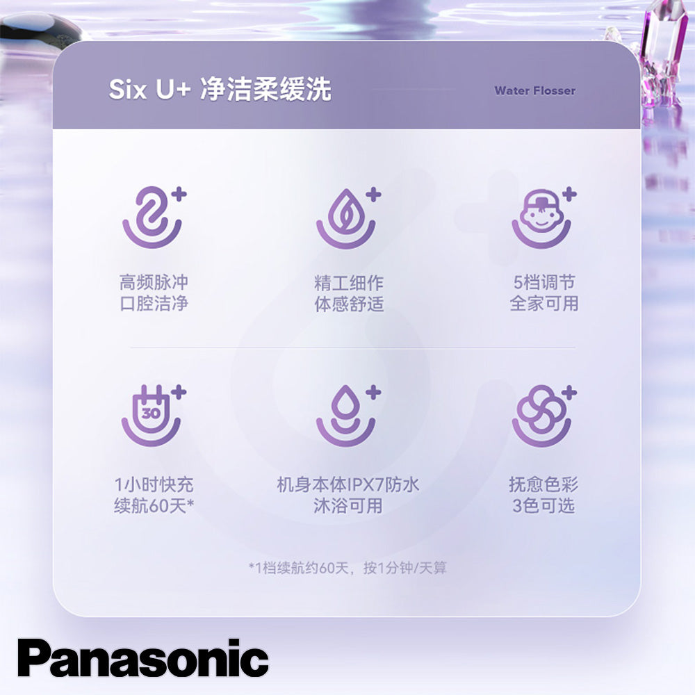 Panasonic 樂聲 EW1423 充電式水牙線 沖牙器(平行進口 原裝正貨)