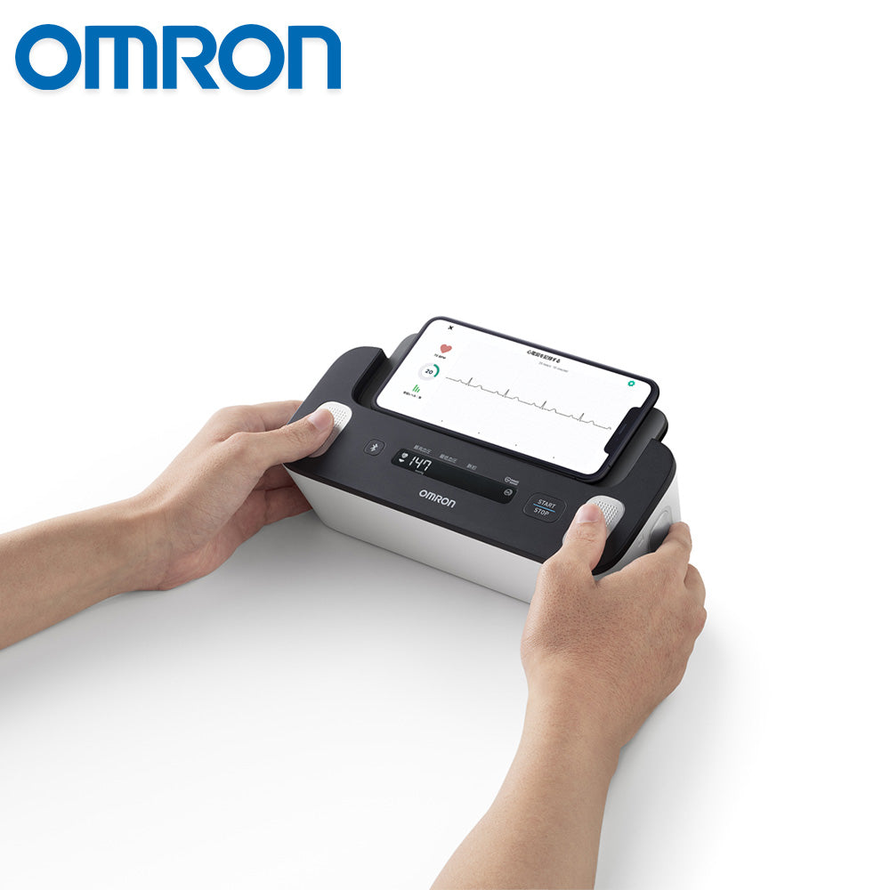 【日本製造 一年保用】Omron 兼有心電圖儀 上臂式藍牙血壓計 HCR-7800T