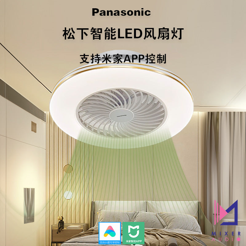 Panasonic 樂聲 HHLS6660 LED 天花鴻運風扇燈吊扇(平行進口 原裝正貨)