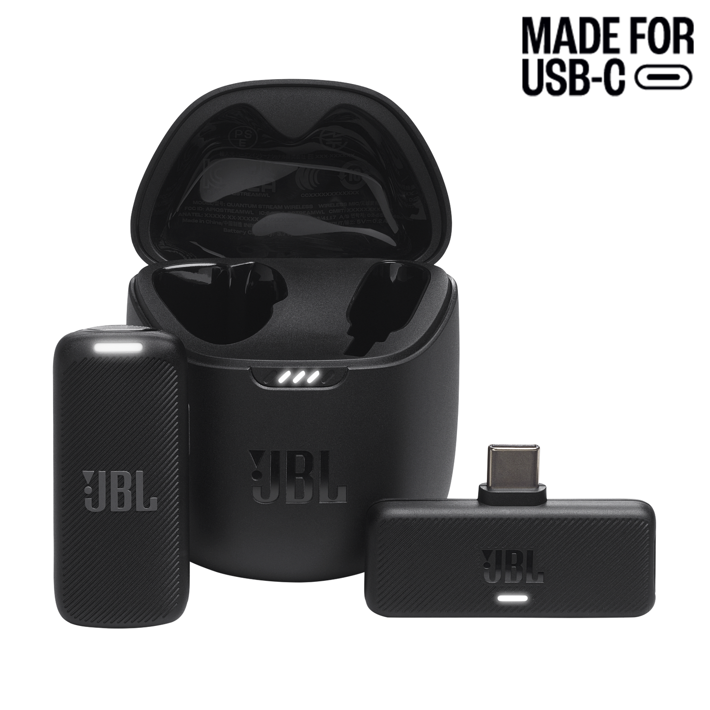JBL Quantum Stream Wireless 穿戴式無線串流麥克風 (USB-C / Lightning)