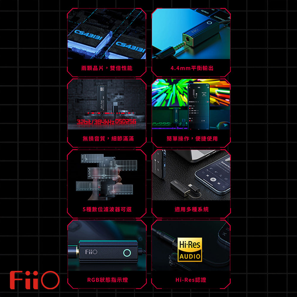 FiiO 飛傲 KA2 便攜解碼耳擴