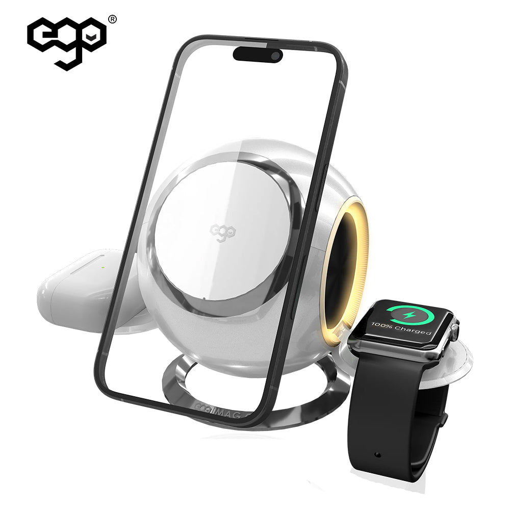 EGO Mag.Q @ 3in1 15W Magsafe 充電座
