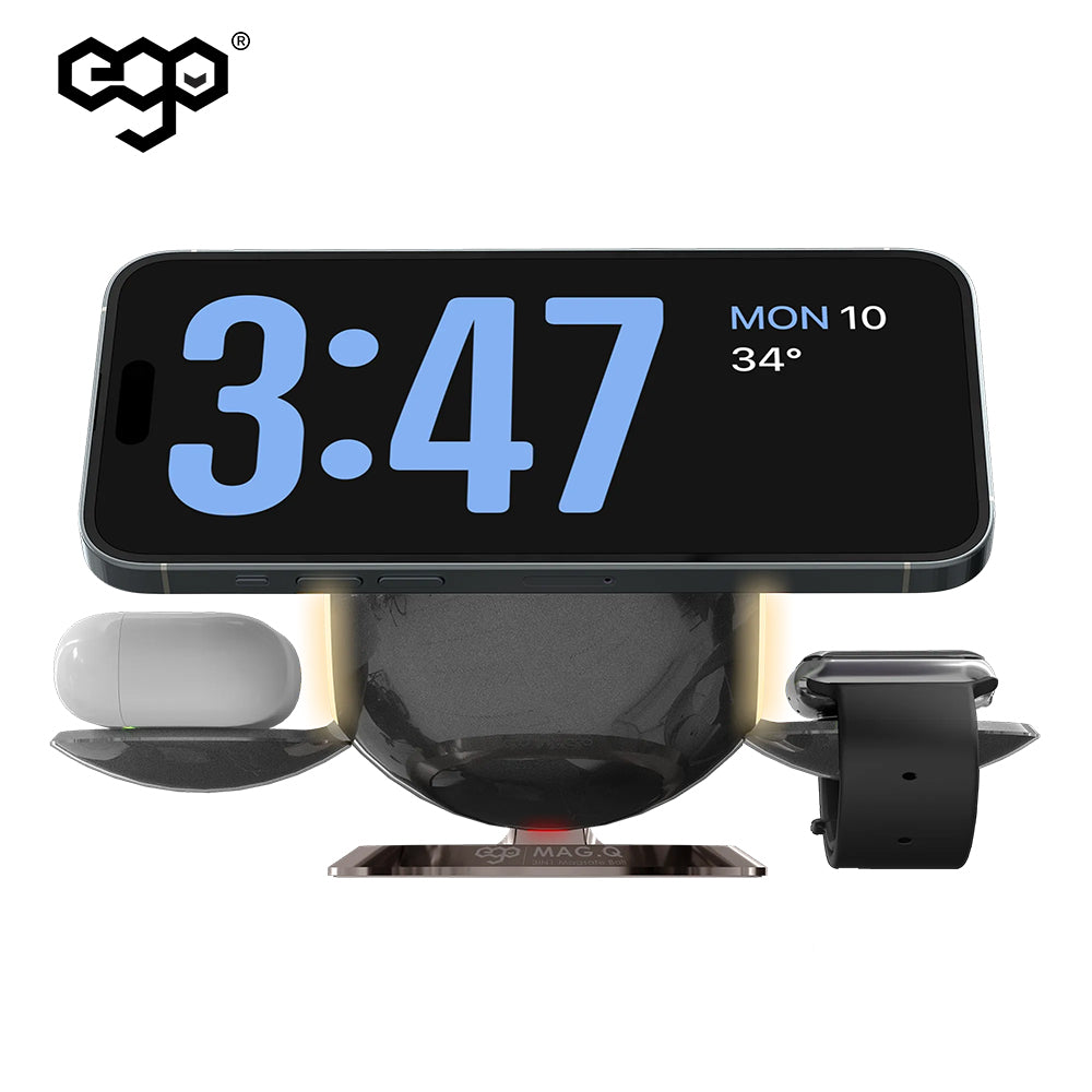 EGO Mag.Q @ 3in1 15W Magsafe 充電座