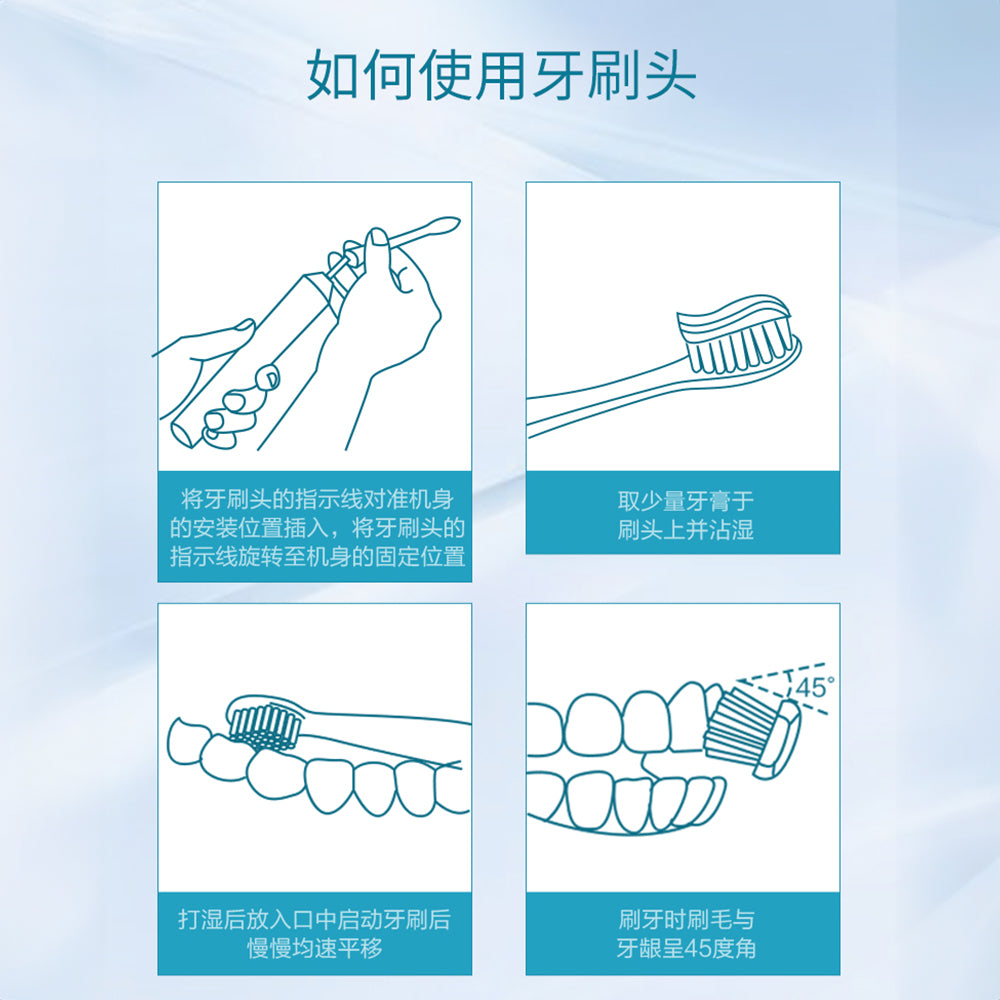 Panasonic 樂聲 電動牙刷刷頭 WEW09170 2支装