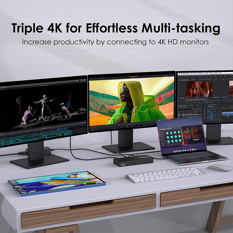 Wavlink WL-UG69PD25 PRO USB-C 4K 13 合 1 通用擴充埠,100W 功率輸出