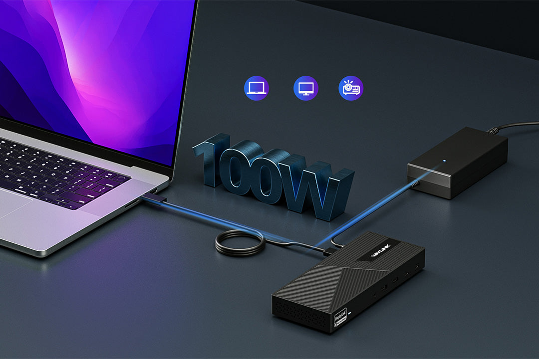 Wavlink WL-UG69PD25 PRO USB-C 4K 13 合 1 通用擴充埠,100W 功率輸出