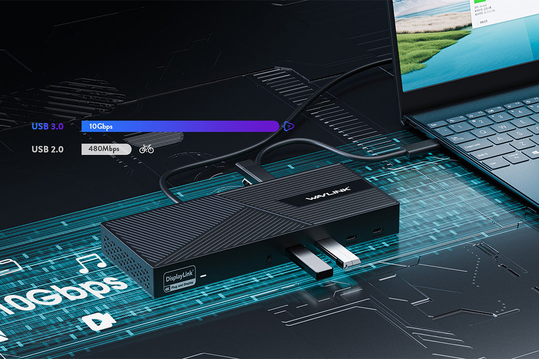 Wavlink WL-UG69PD25 PRO USB-C 4K 13 合 1 通用擴充埠,100W 功率輸出