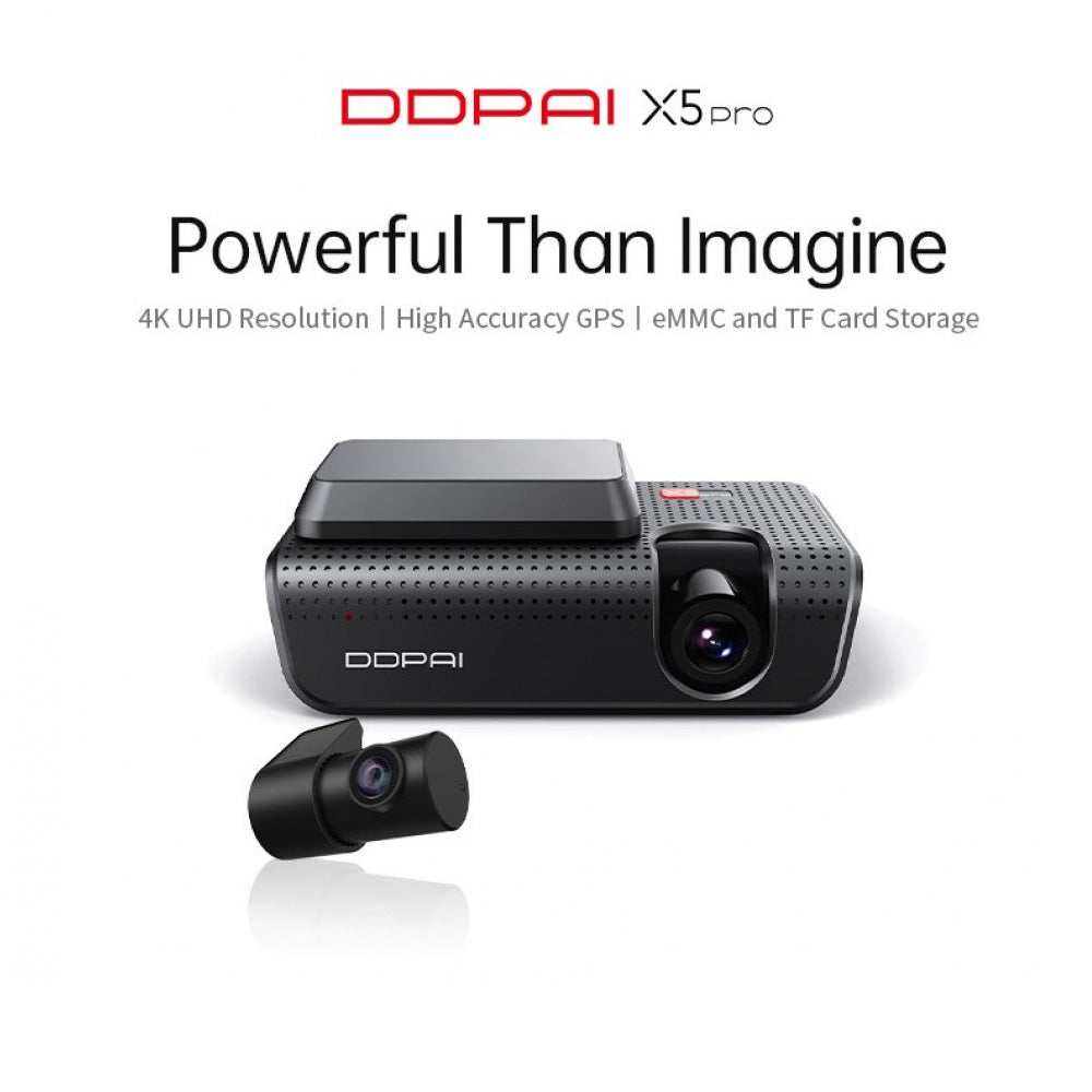 DDPAI 盯盯拍 X5 PRO 4K 前後雙鏡頭 行車紀錄儀