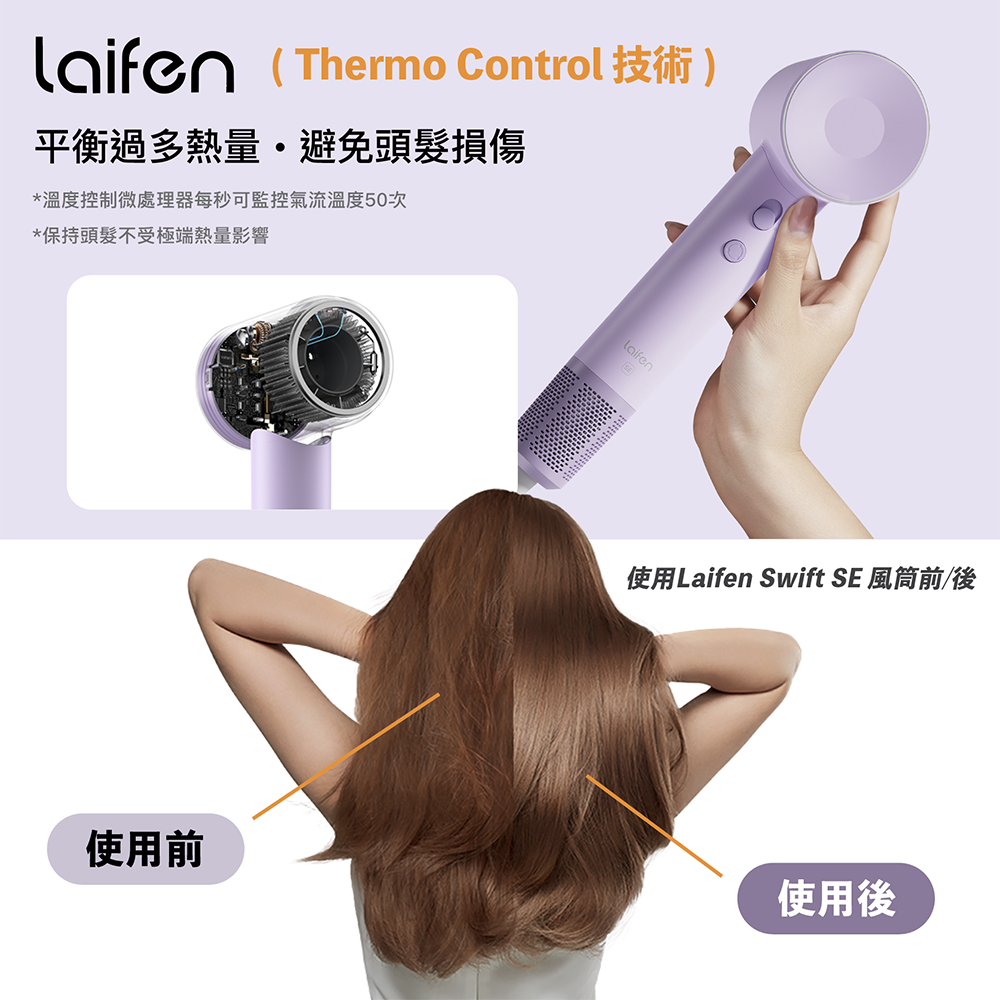 Laifen 徠芬 Swift SE 負離子護髮速乾風筒 (附送標準型磁吸風嘴)