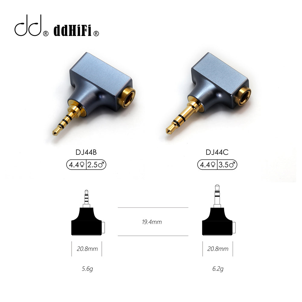 ddHiFi DJ44B / DJ44C Mark II 4.4mm 平衡轉接頭