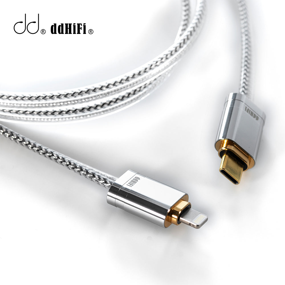 ddHiFi MFi09S / TC09S Lightning to TypeC 轉接線