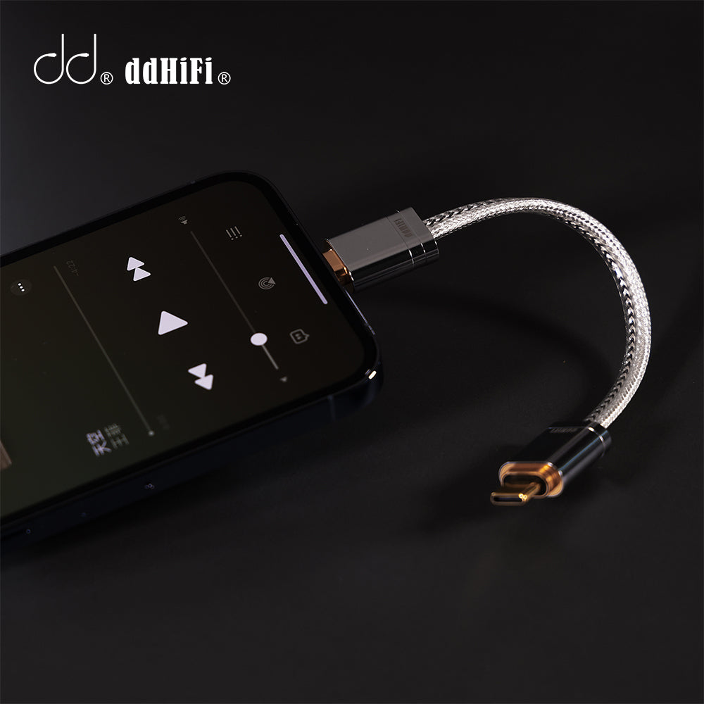 ddHiFi MFi09S / TC09S Lightning to TypeC 轉接線