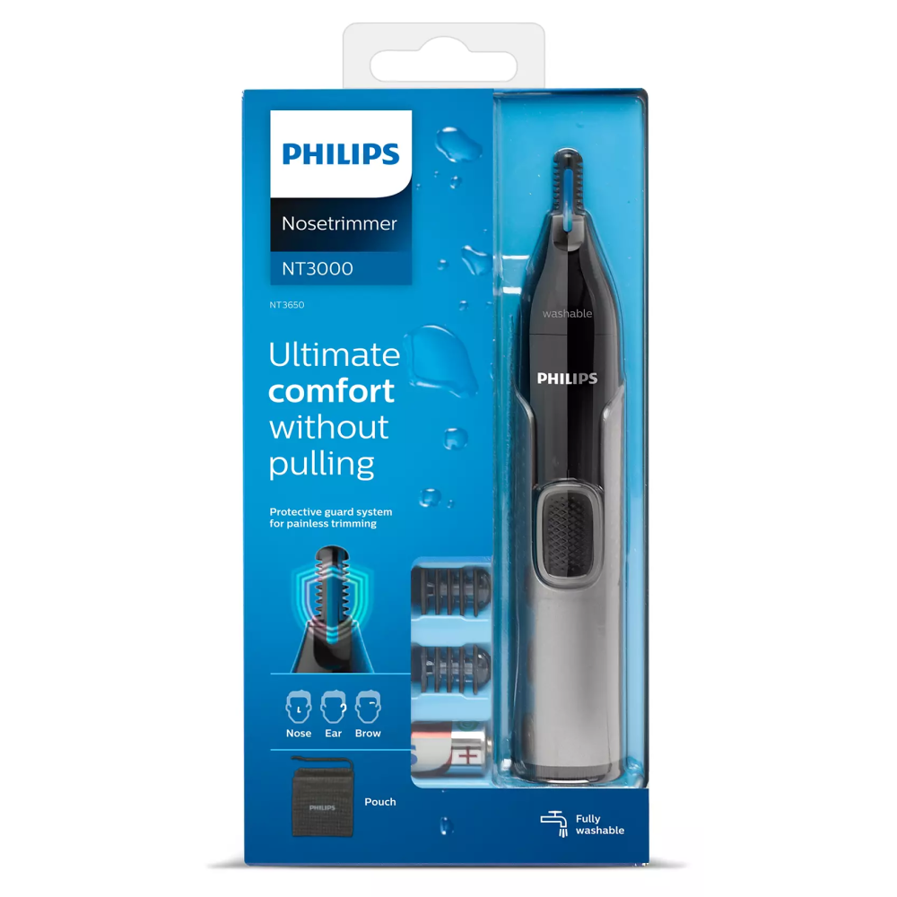 Philips 飛利浦 NT3650 Nose trimmer Series 3000 鼻毛、耳毛及眉毛修剪器
