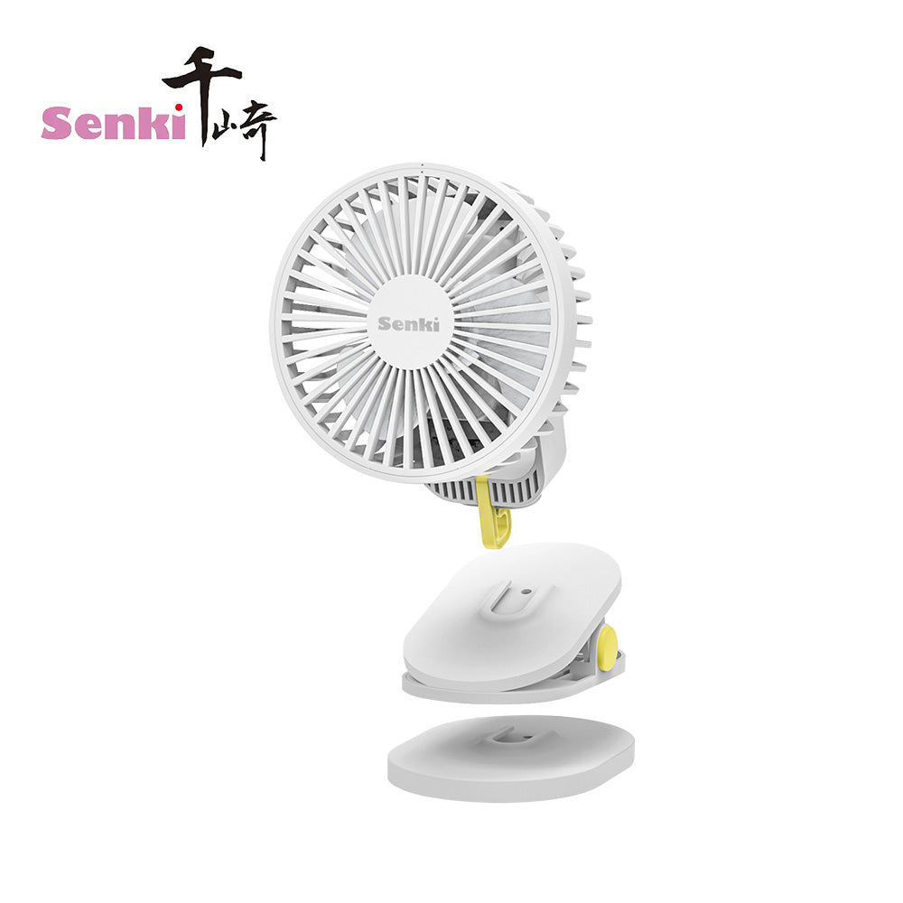 Senki 千崎 SK-S1 CUBE 座掛夾 3 合 1 小風扇