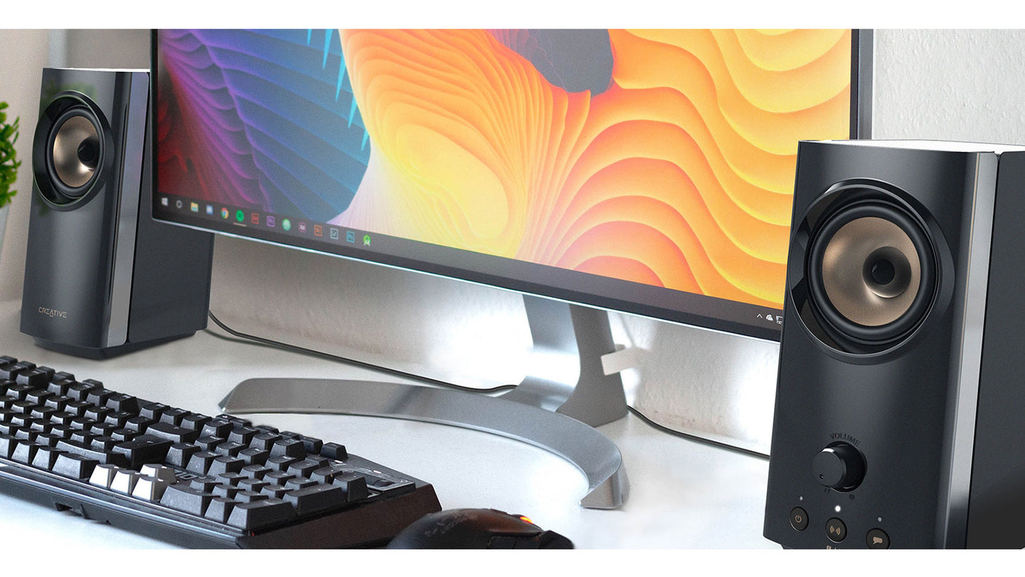 Creative T60 2.0 雙聲道桌上型喇叭