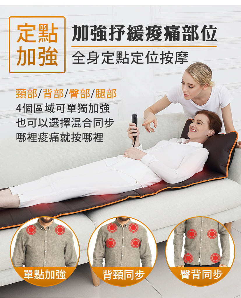 Future Lab 8D Plus 升級版極手感按摩墊(滾輪+氣囊+震動)