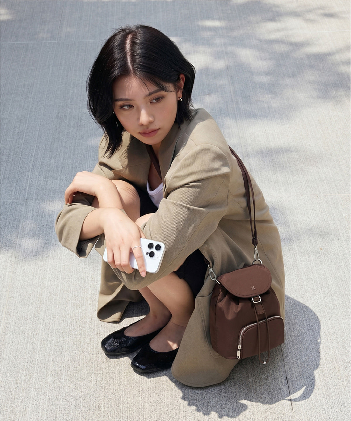 Branden - Safe Days 3 Way Mini Bag 側揹/手提/肩揹 3用小袋子 韓國品牌
