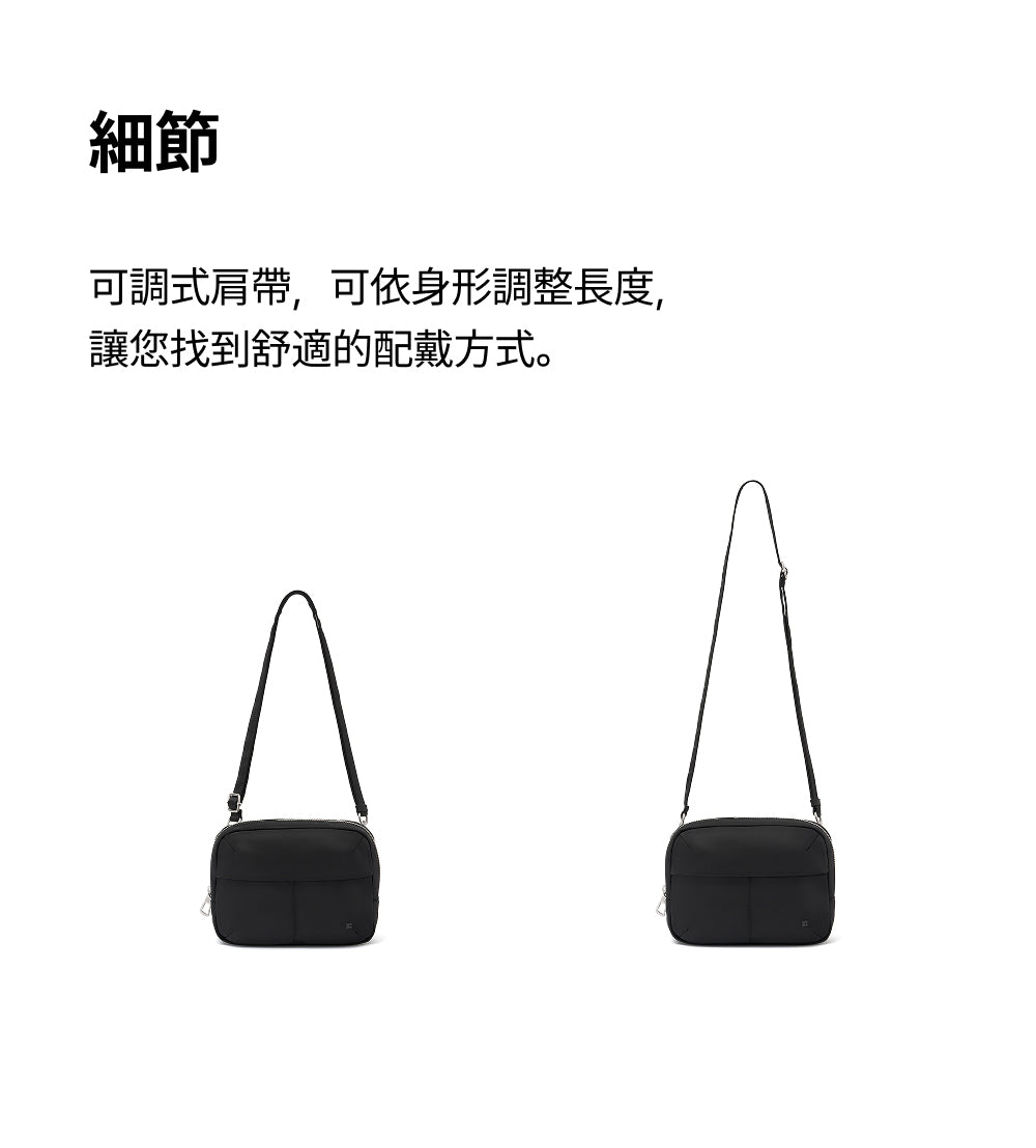 Branden - Safe Days Wallet 防盜RFID護照斜孭袋 斜孭防盜銀包 小袋子 韓國品牌