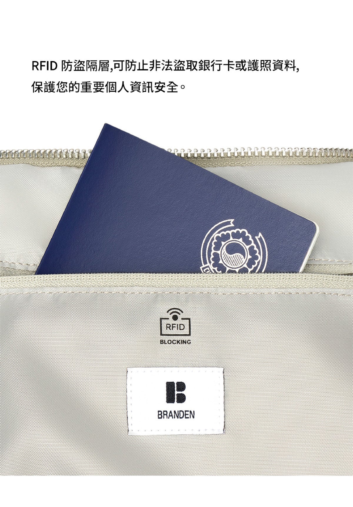 BRANDEN - Safe Days Shoulder Bag 多功能多用手提袋 韓國品牌