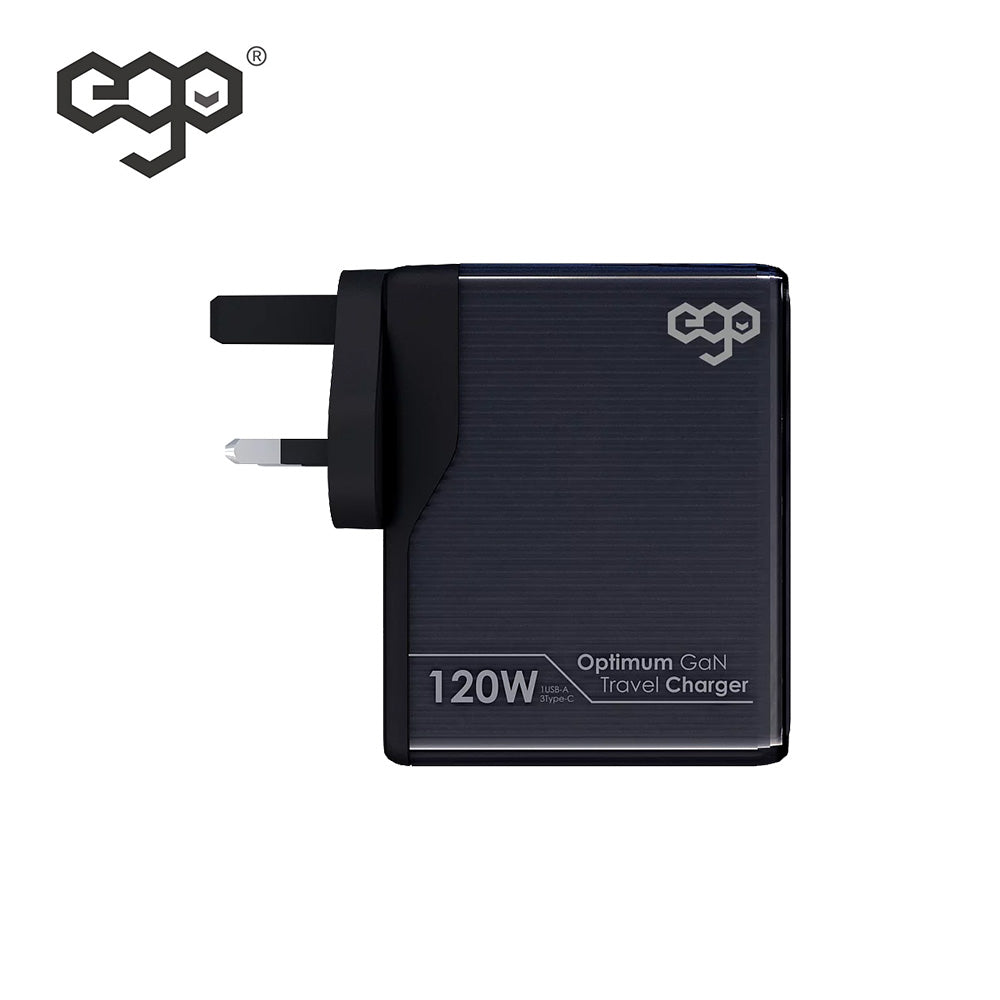 EGO 120W Optimum GaN 4USB 旅行充電器 A2217