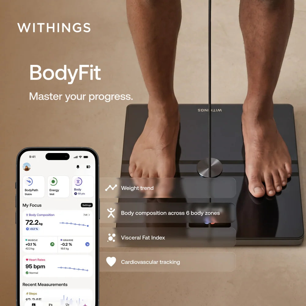 Withings BodyFit DEXA 99% 智能體脂磅