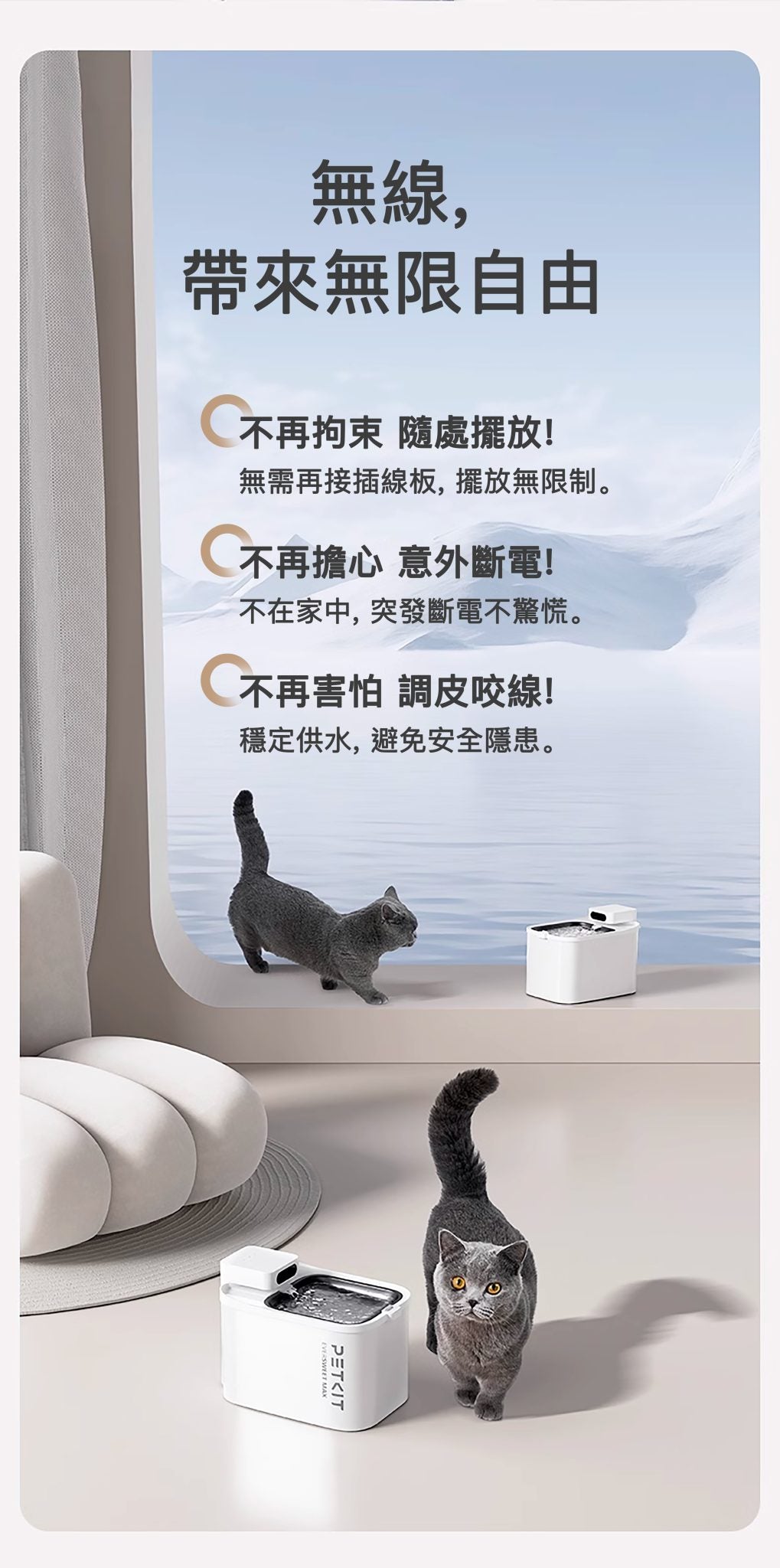 Petkit Eversweet Max 無線智能飲水機