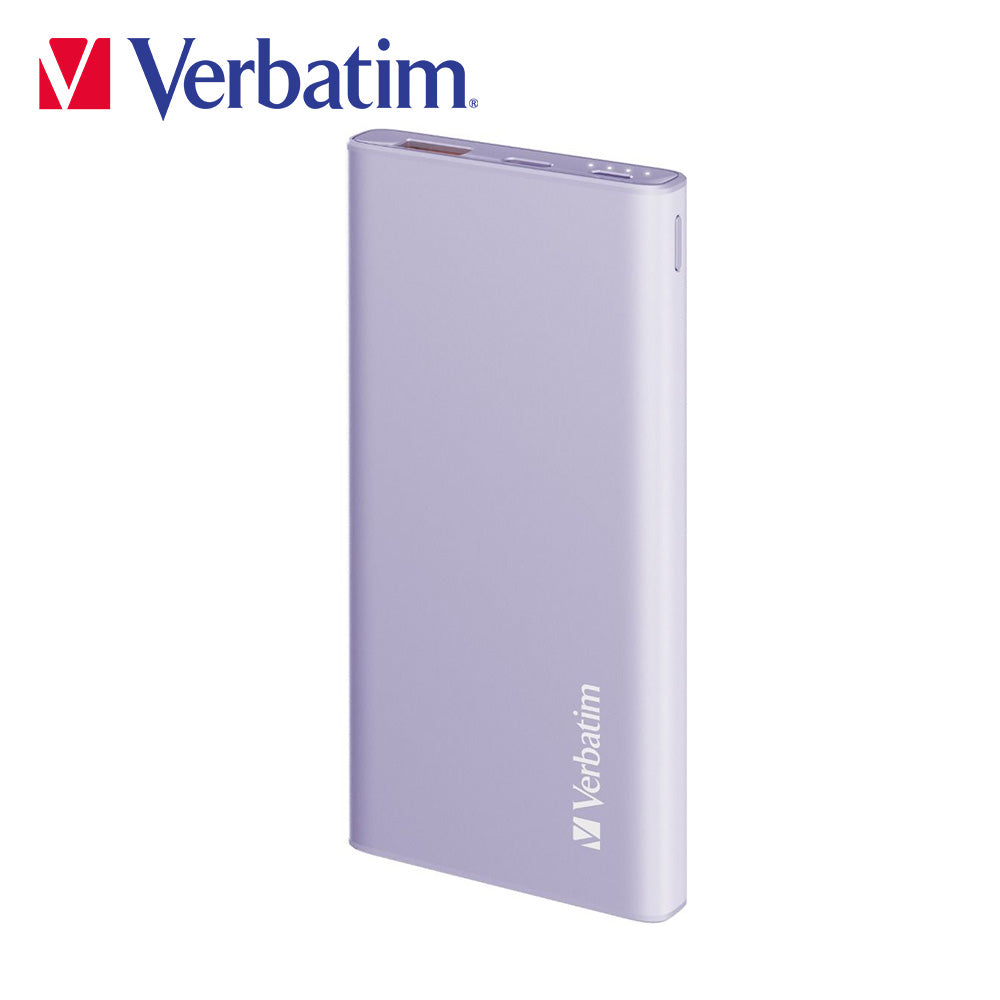 Verbatim 10000mAh 20W PD & QC 3.0 流動充電池(#66689/#66691)