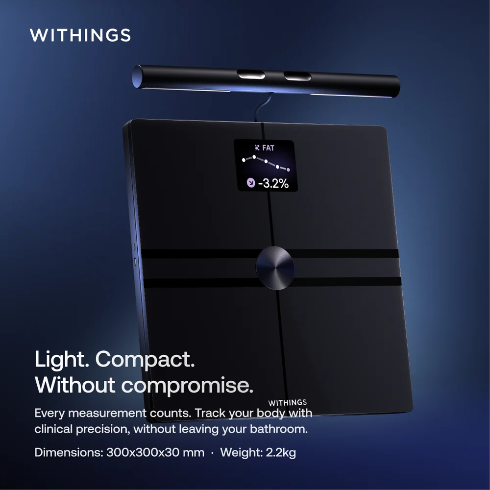 Withings BodyFit DEXA 99% 智能體脂磅
