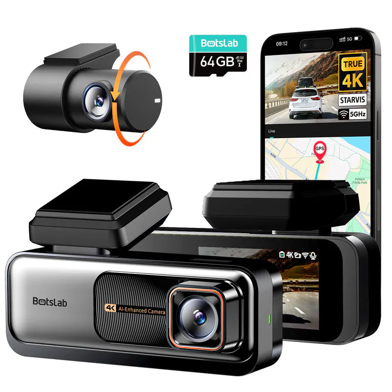 Botslab 4K 雙鏡頭智能行車記錄儀 G980H Pro