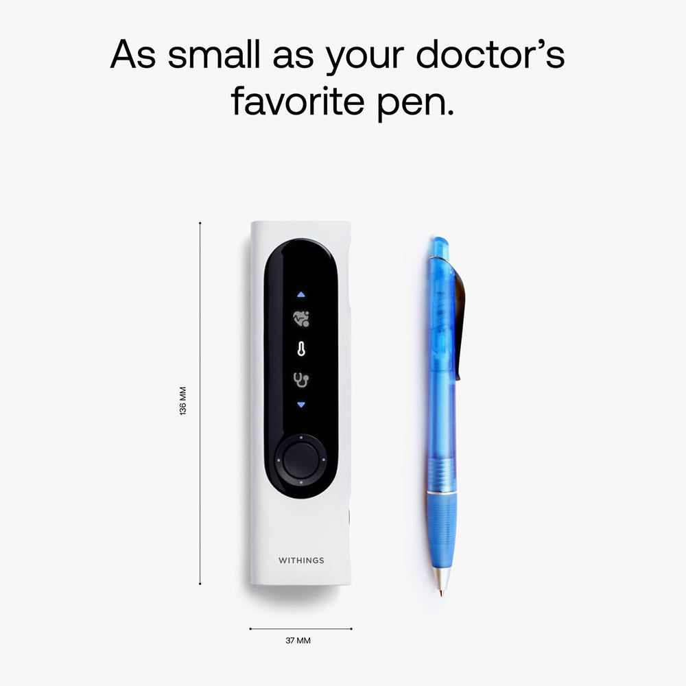 WITHINGS MultiScan™ BeamO 血氧、心電圖、體溫、聽診器 四合一手持健康檢測儀