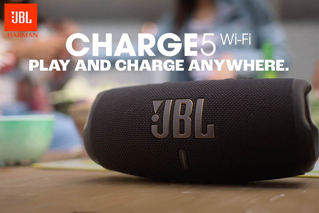 最新Wi-Fi 版本】JBL Charge 5 Wi-Fi 便攜式Wi-Fi 藍牙揚聲器– Mixer Audio