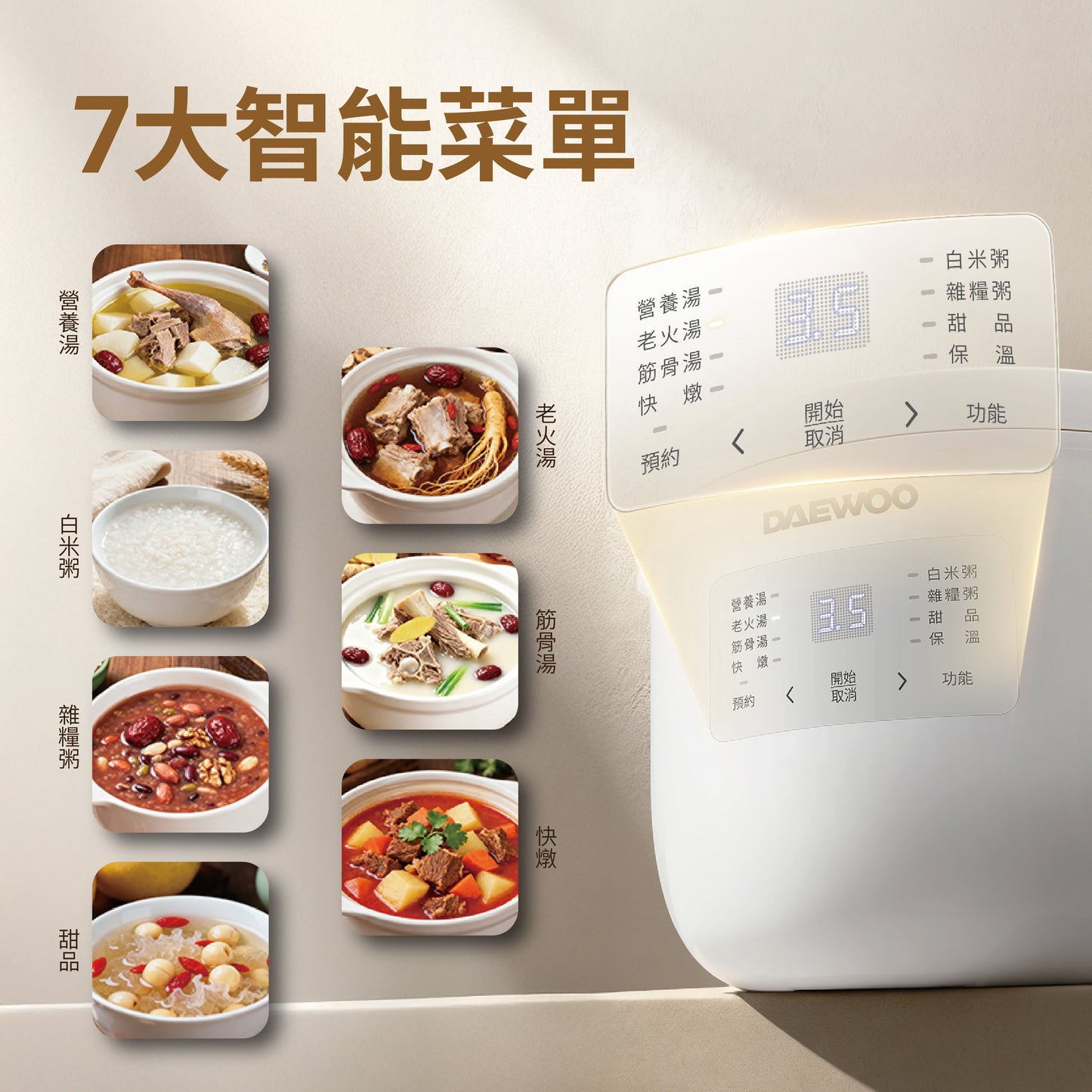 DAEWOO 大宇 多功能電燉煲 DY-DZ08