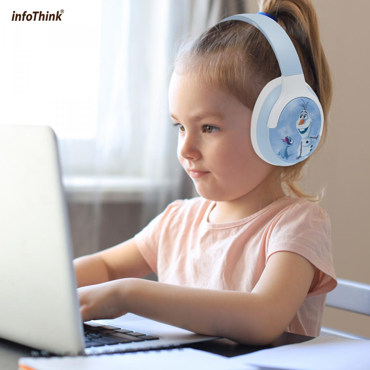 infoThink 迪士尼 Disney 兒童保護聽覺 頭戴式藍牙耳機