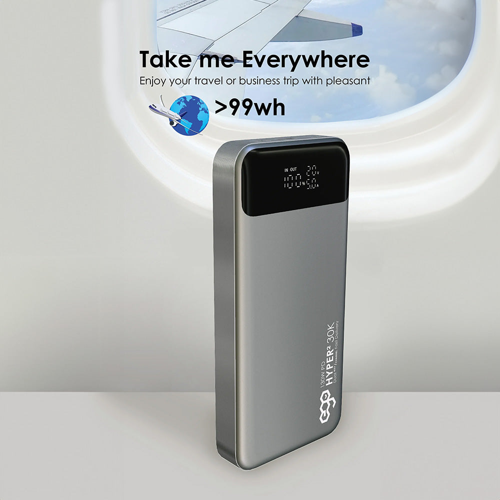 EGO HYPER² 30K 30000mAh 130W PD 行動電源(T152)